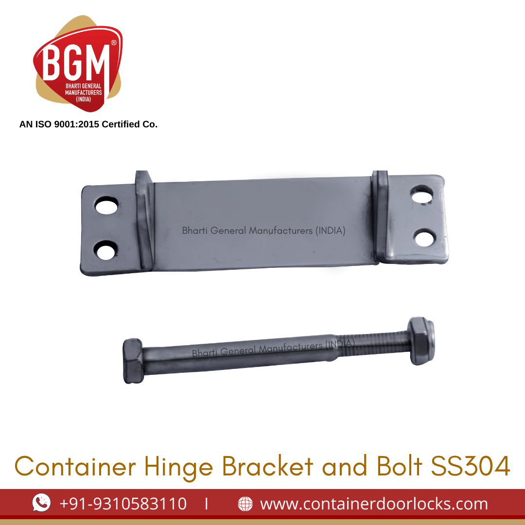 Container Hinge Bracket and Bolt (SS 304)