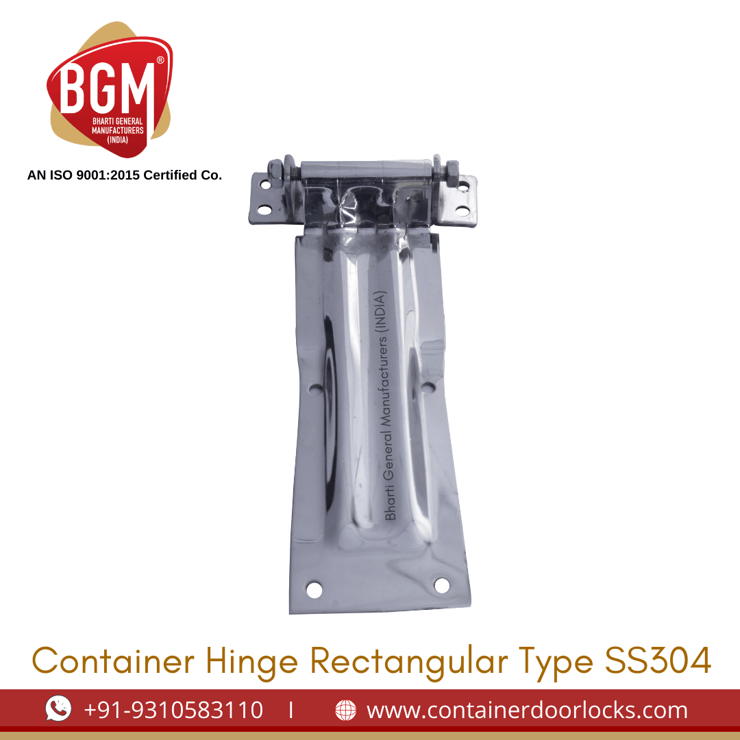 Container Hinge Rectangular Type (SS 304)