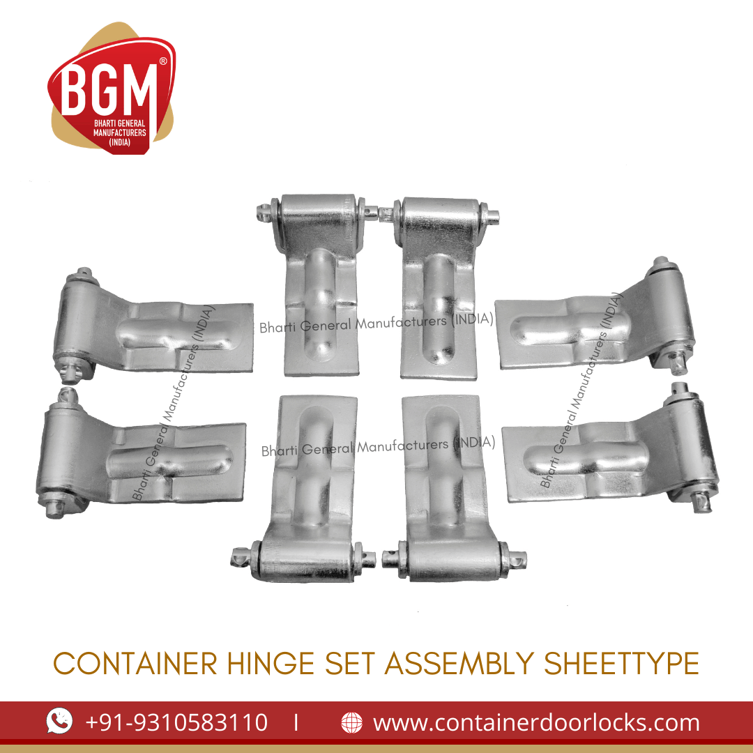 Container Hinge Set Assembly Sheet Type