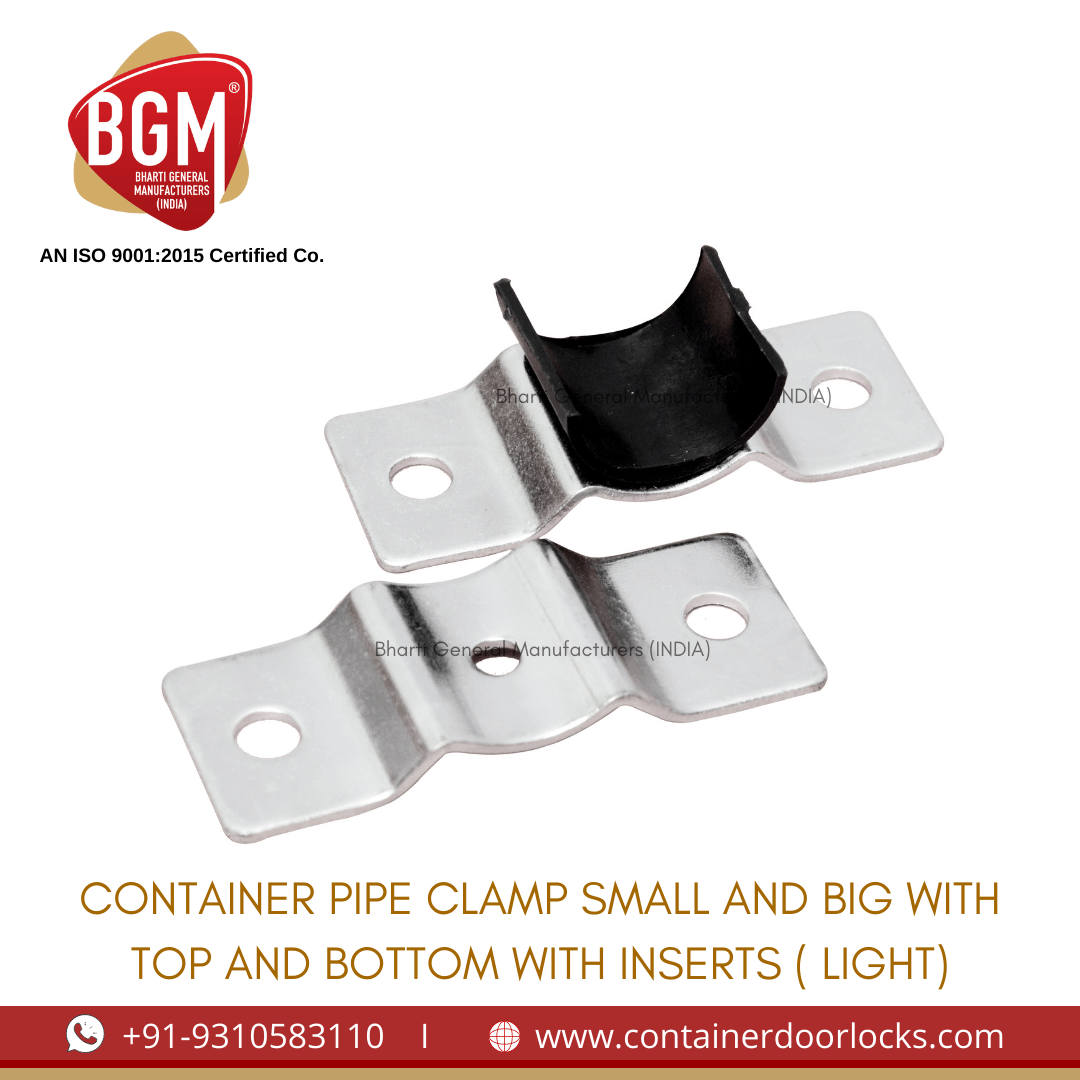 Container Pipe Clamp Small and Big with Top and Bottom and Inserts (Light)